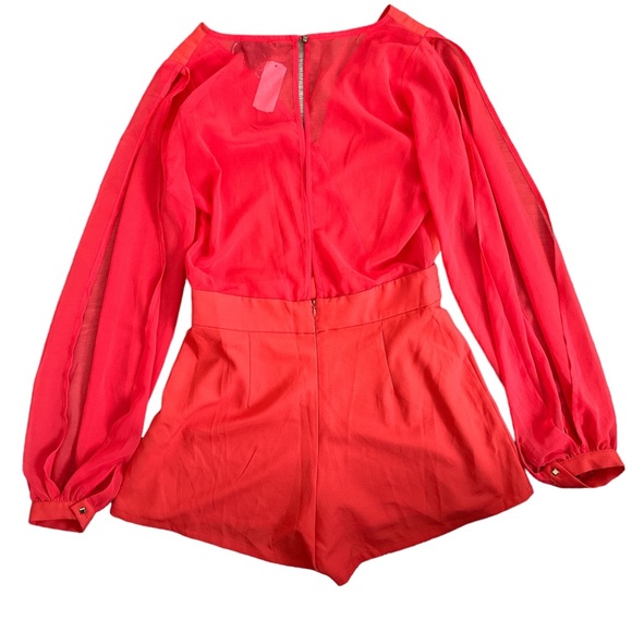 Love Posh Red Romper Size M - Picture 2 of 3